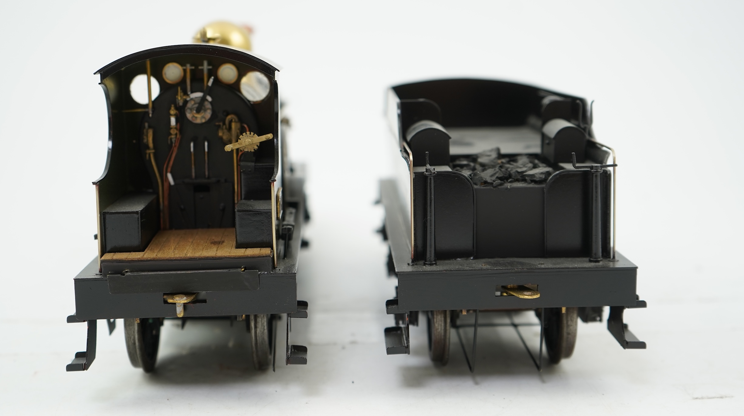 A Gauge One Cherry Scale Models model of a ‘Dean Single’ GWR Achilles Class (Class 3031) Lord of The Isles 3046, 4-2-2 tender locomotive, powered for two rail operation.
